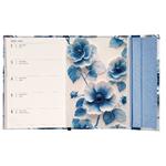 Týždenný magnetický diár 2026 B6 Porcelánový kvet