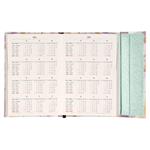 Týždenný magnetický diár 2026 B6 Ružová mramor