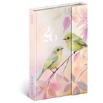 Týždenný magnetický diár 2026 B6 Vtáčiky