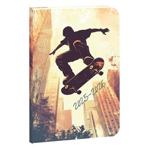 Týždenný vreckový diár 2025/2026 Študent - Skate