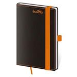 Týždenný vreckový diár 2026 Black Orange