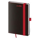 Týždenný vreckový diár 2026 Black Red