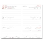 Týždenný vreckový diár 2026 Carus - hnedá