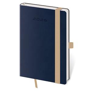 Týždenný vreckový diár 2026 Flexies - tmavo modrá