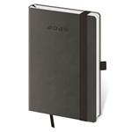 Týždenný vreckový diár 2026 Flexies - tmavo sivá