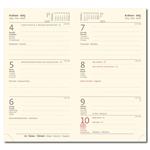 Týždenný vreckový diár 2026 Nebrasca - anglická červená