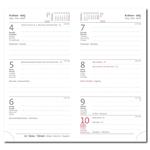 Týždenný vreckový diár 2026 Print Classic - modrá