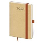 Týždenný vreckový diár 2026 Print Pop - cappuccino