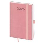 Týždenný vreckový diár 2026 Print Pop - ružová