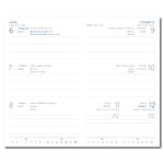 Týždenný vreckový diár 2026 Słowacki slovenský Carus - hnedá