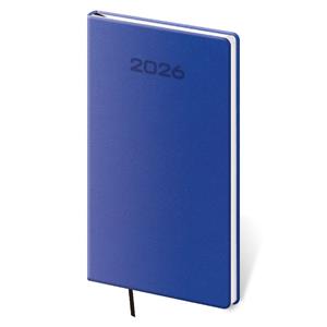Týždenný vreckový diár 2026 Soft - modrá