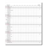 Vreckový diár 2026 mesačný - Napoli - design 1