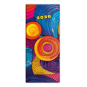 Vreckový diár 2026 mesačný - Napoli - design 4