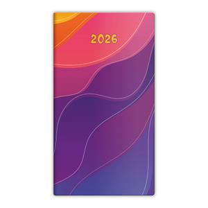 Vreckový diár 2026 SK dvojtýždňový - Napoli - design 6