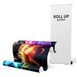 Výroba banneru Roll up banneru PVC 520 g/m2 - tlač4/0, 800 x 2000 mm