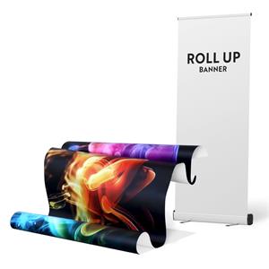 Výroba banneru Roll up banneru PVC 520 g/m2 - tlač4/0, 850 x 2000 mm