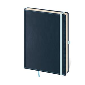 Zápisník A5 linajkový - Double Blue