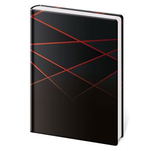 Zápisník Vario A5 linajkový - Black Design