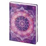 Zápisník Vario A5 linajkový - Mandala