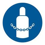 Zapni tlakové fľaše - SYMBOL, samolepka 100x100